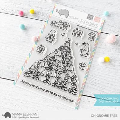 Mama Elephant Clear Stamps - Oh Gnome Tree